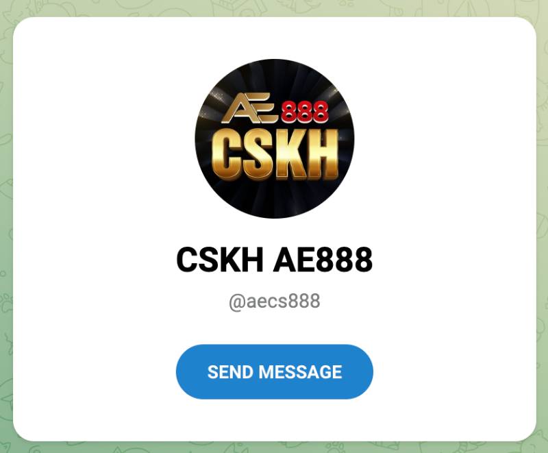 Telegram AE888 – Riêng tư, bảo mật, nhanh chóng